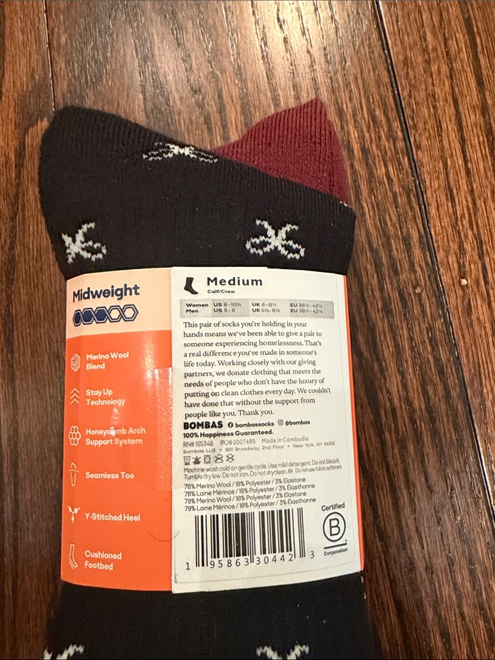 Bombas Crew Socks Pack - Picture 2 of 3